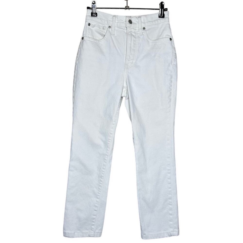 Madewell The Perfect Vintage Jean High Rise in Tile White Size 23